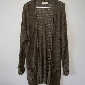 Olive slouchy sweater